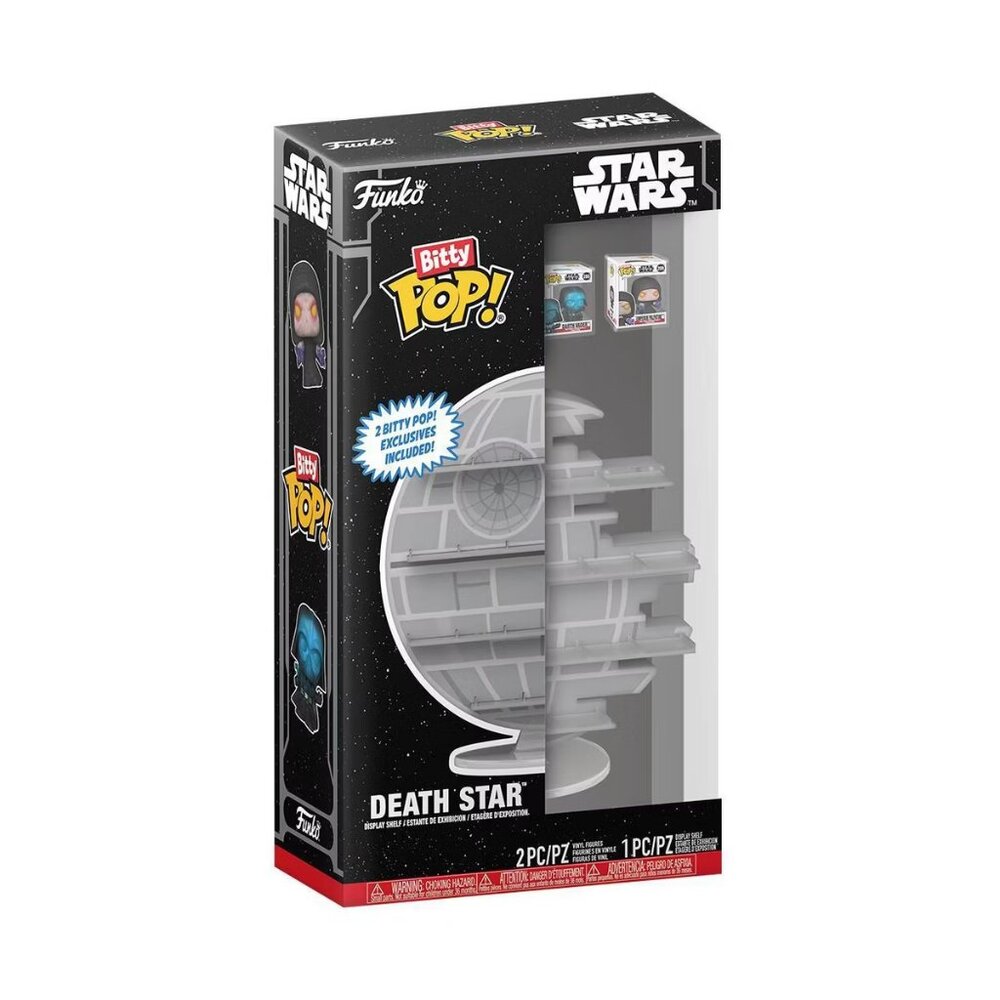 Funko Bitty POP! Display Death Star with Darth Vader and Emperor Palpatine - NWT